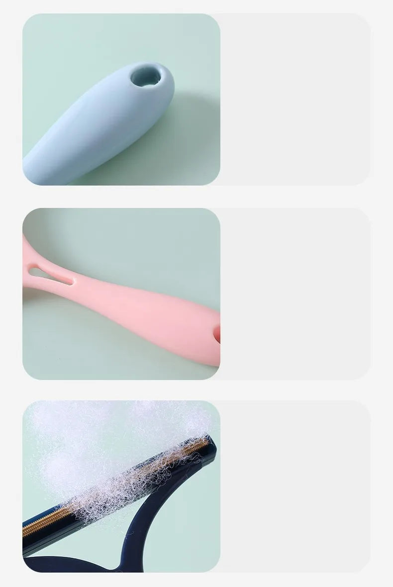 Dog Brush Pet Hair Remover Silicone Cat Brush Double Sided Dogs Brushes Pet Grooming Cat Hair Scraper Combs Dogs Wool Collector
