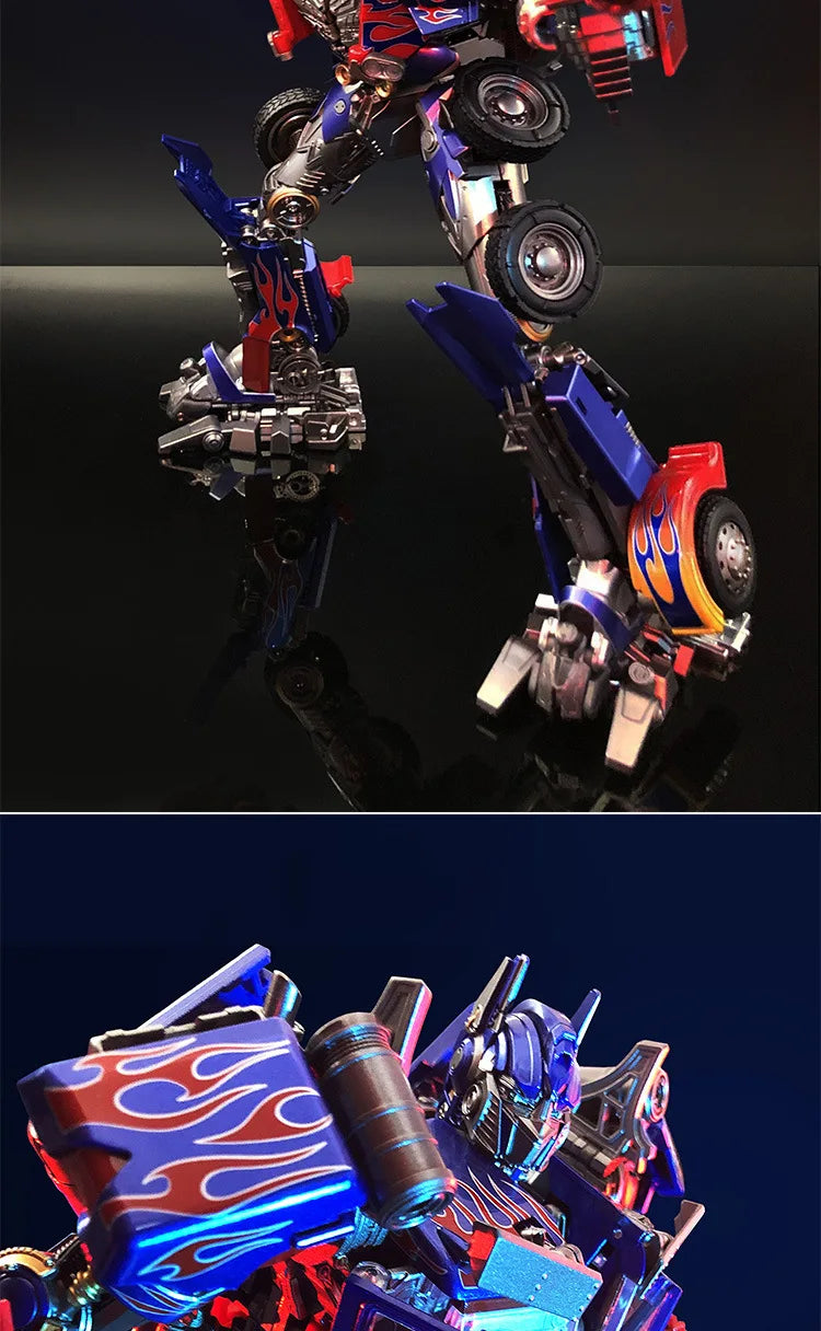 Transformation Toys Optimus Primal BMB LS03 LS03F LS03L AOYI Black Apple OP Commander Action Figurine Robot Model Alloy Gifts