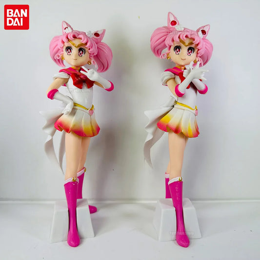 17cm Pretty Guardian Sailor Moon Cosmos Anime Figure The Movie Glitter Glamours Super Sailor Chibi Moon Action Figurine Toy Gift