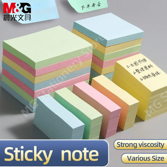 M&G Posted It Sticky Note Pads Colorfull Notepad Posits bookmark Memo pad Index Tabs Page Marker School Stationery Office Supply