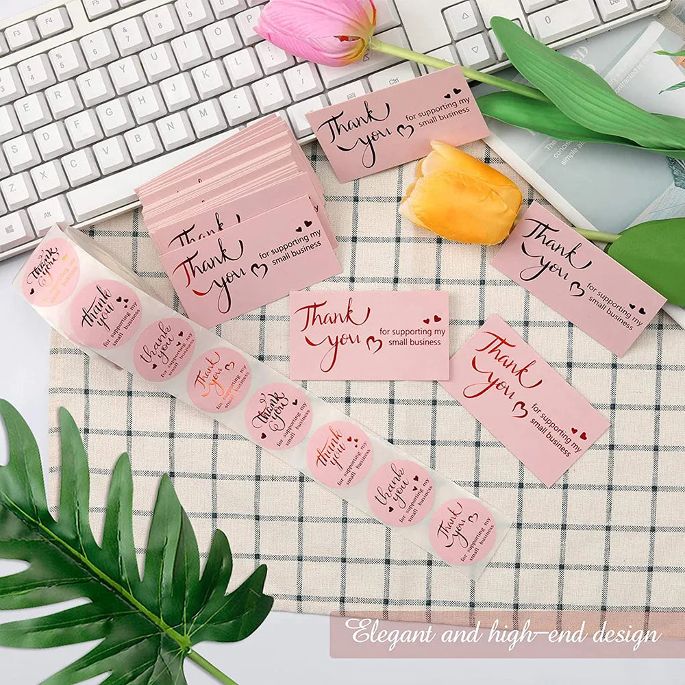 Thank You for Your Order Business Cards Shopping Purchase Thanks Greeting Cards Appreciation Card for Small Business