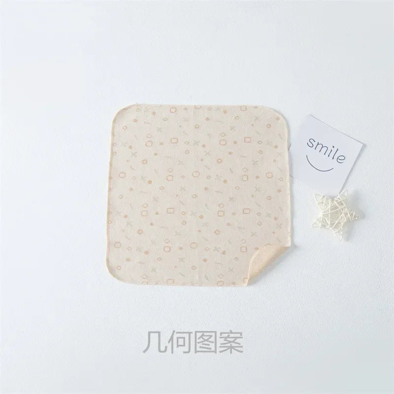 18 * 18cm Colored Cotton Towel, Newborn Saliva Towel Baby Products Baby Pure Cotton Small Towel All Cotton Face Wash Towel