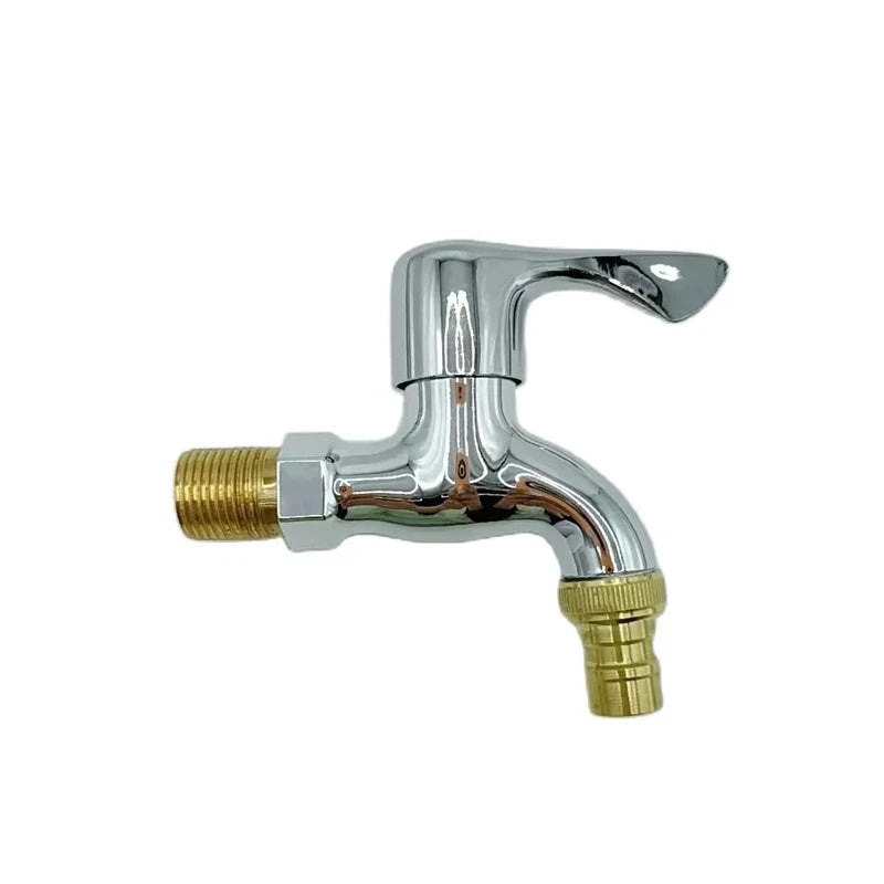 Washer Faucets 1/2" Male Wall Mounted Garden Balcony Water Tap Plastic Water Hose Quick Connector Single Cooled Faucet