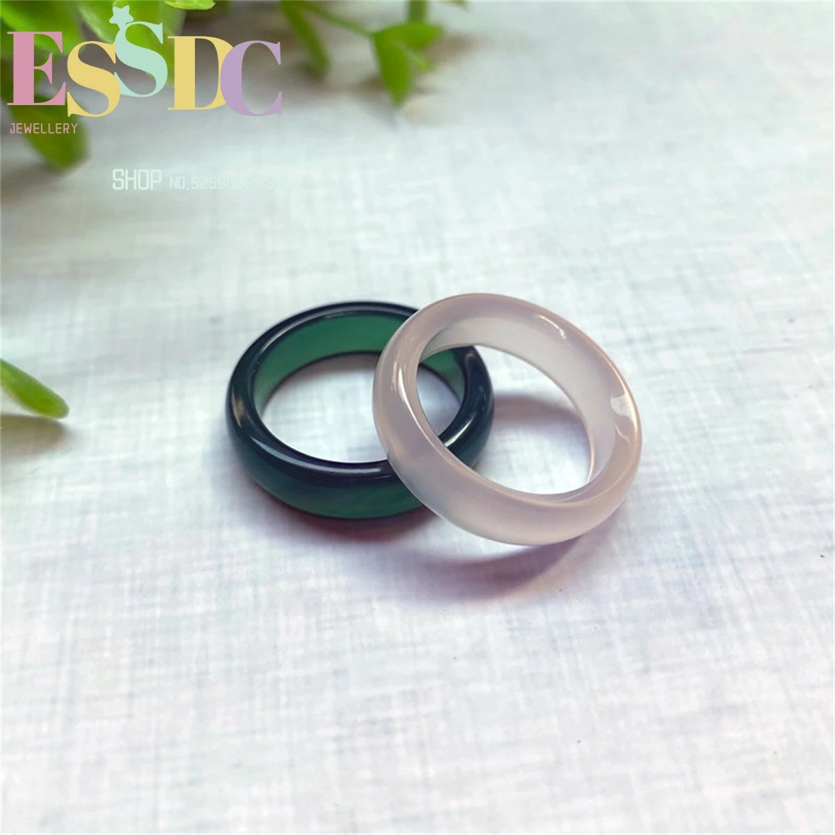 Hot Sale Natural stone rings jewelry a diversity of stones Six kinds of models Unisex Circle Natural Stone Finger Rings charms