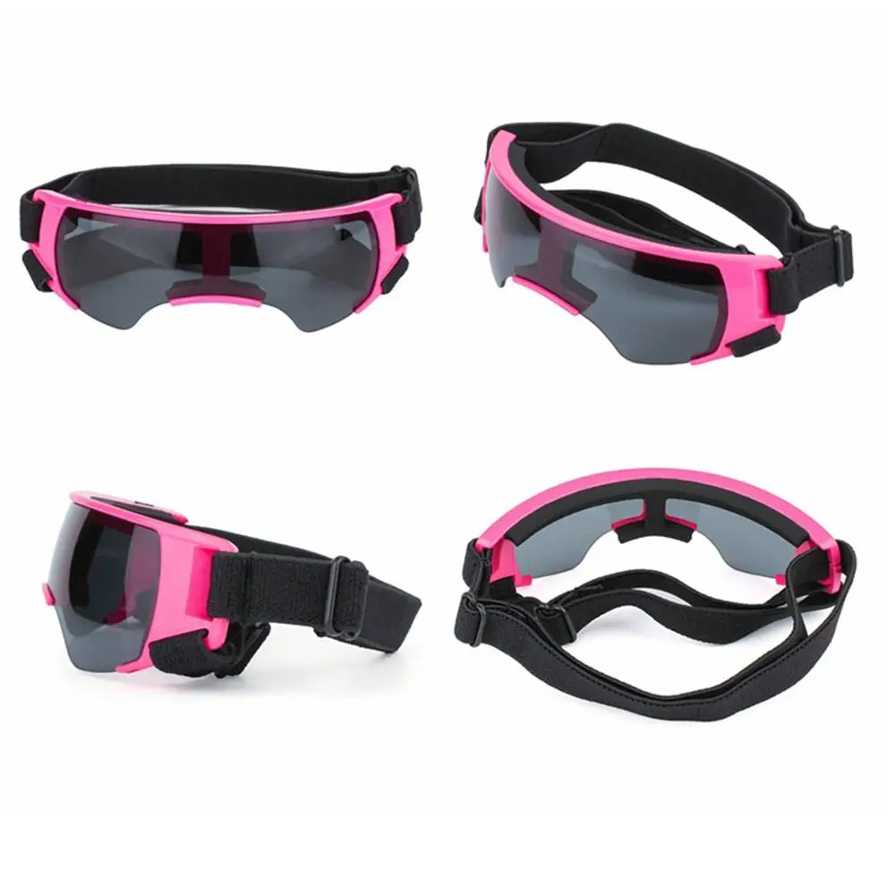 Dog Goggles Dog Sunglasses Adjustable Strap for Small Breed UV Protection Eyewear for Small Dog puppy Outdoor Riding Driving