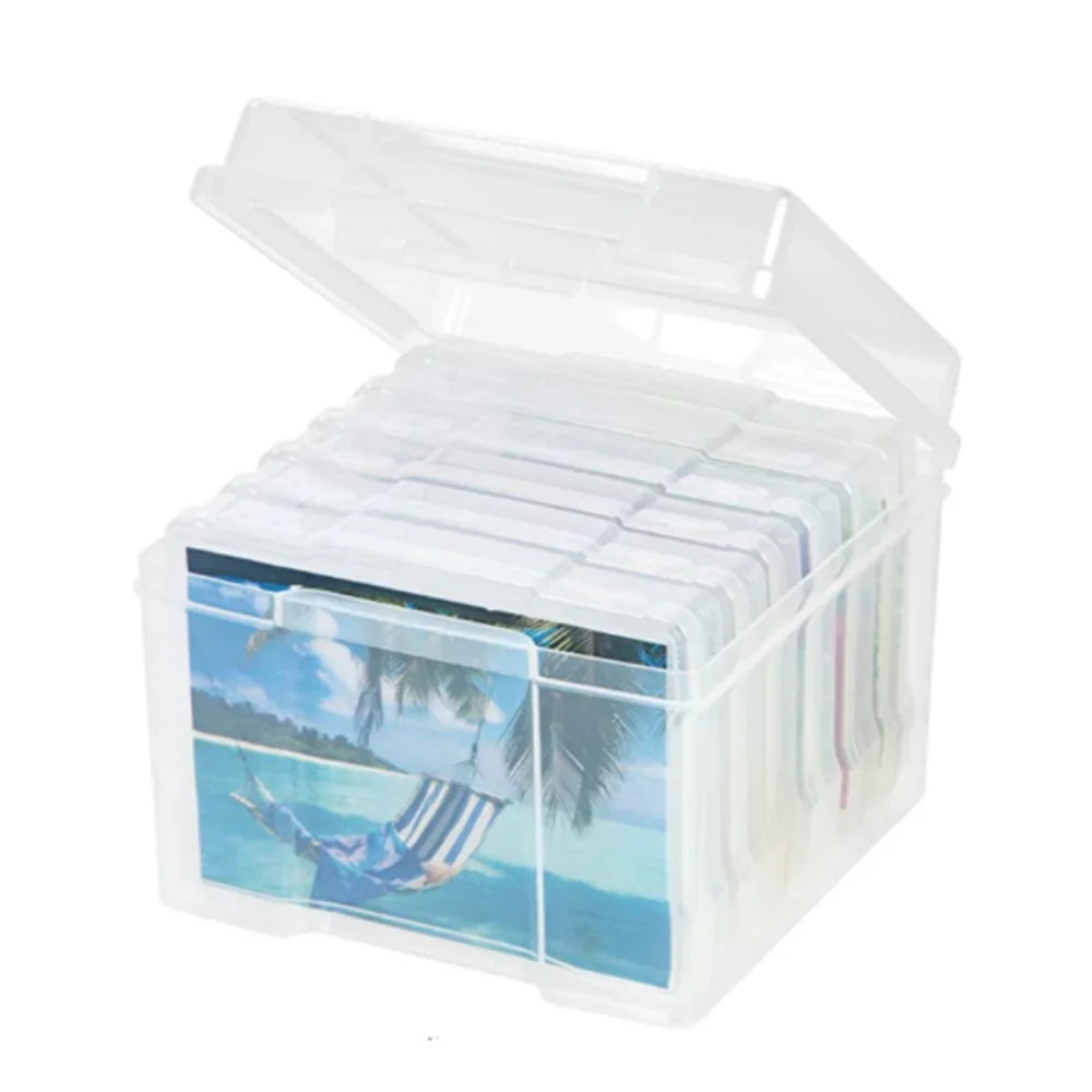 5 X 7 Inch Photo Storage Box Multi-functional Sorting and Organizing Box Parts Hardware Plant Seed Storage Box