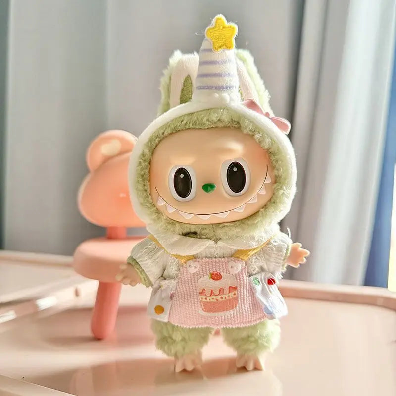 labubu Clothes Second Generation Labubu Clothes Pendant Labubu Sitting Party Series Baby Clothes Cute