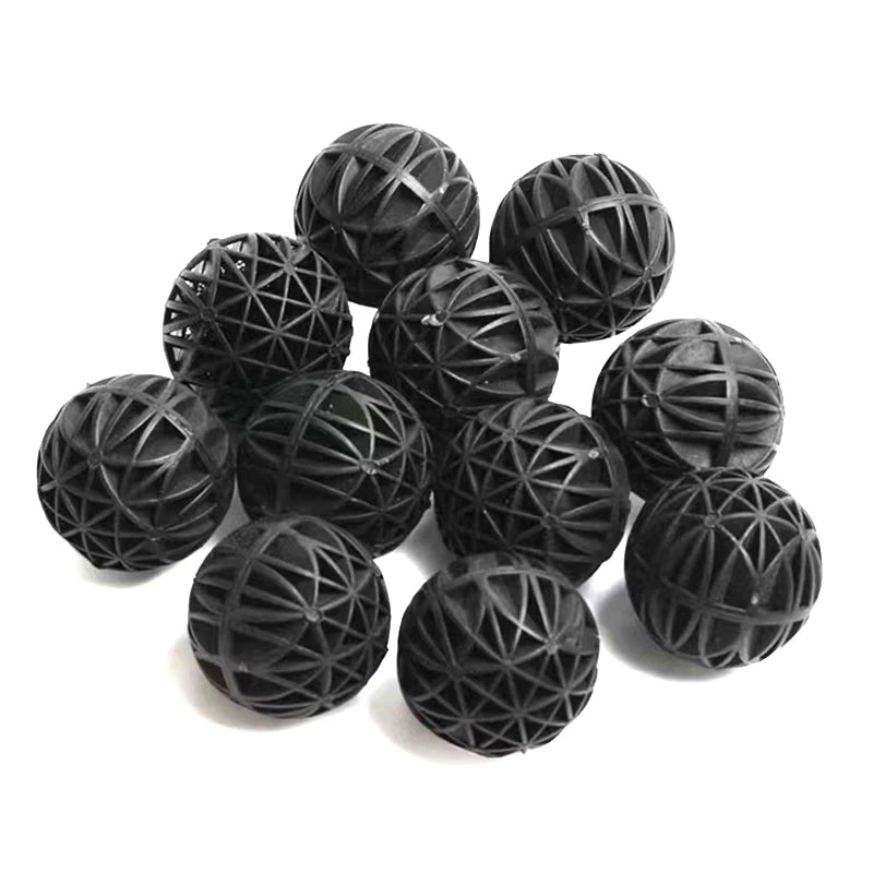 20/50/100Pcs/Lot Aquarium Bio Balls Filter Media Fish Tank Nitrifying Bacteria Bio Ball With Filter Cotton Diameter 16~76mm