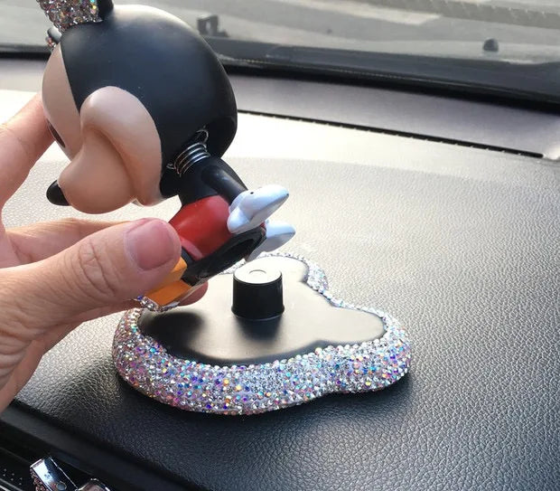 Anime Cartoon Mickey Minnie Action Figure Model Toy Proposal Wedding Decoration Car Ornament Christmas Gift Ffor Boys And Girls