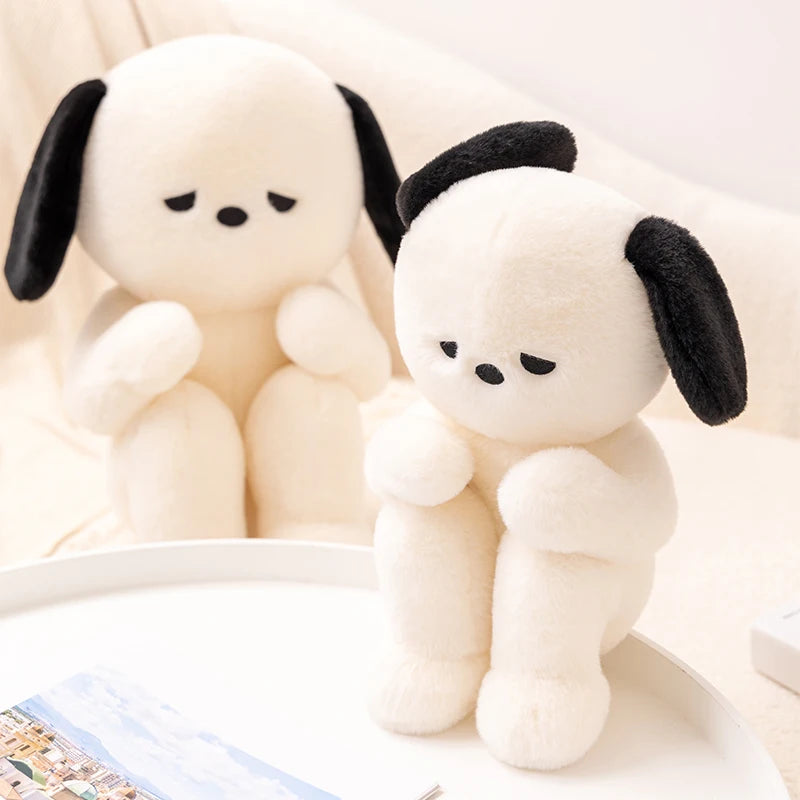 25/35cm Kawaii Lonely Emo Sad Puppy Doll Plush Toy Decompression Single Comfort Doll Toy For Boyfriend and Girlfriend