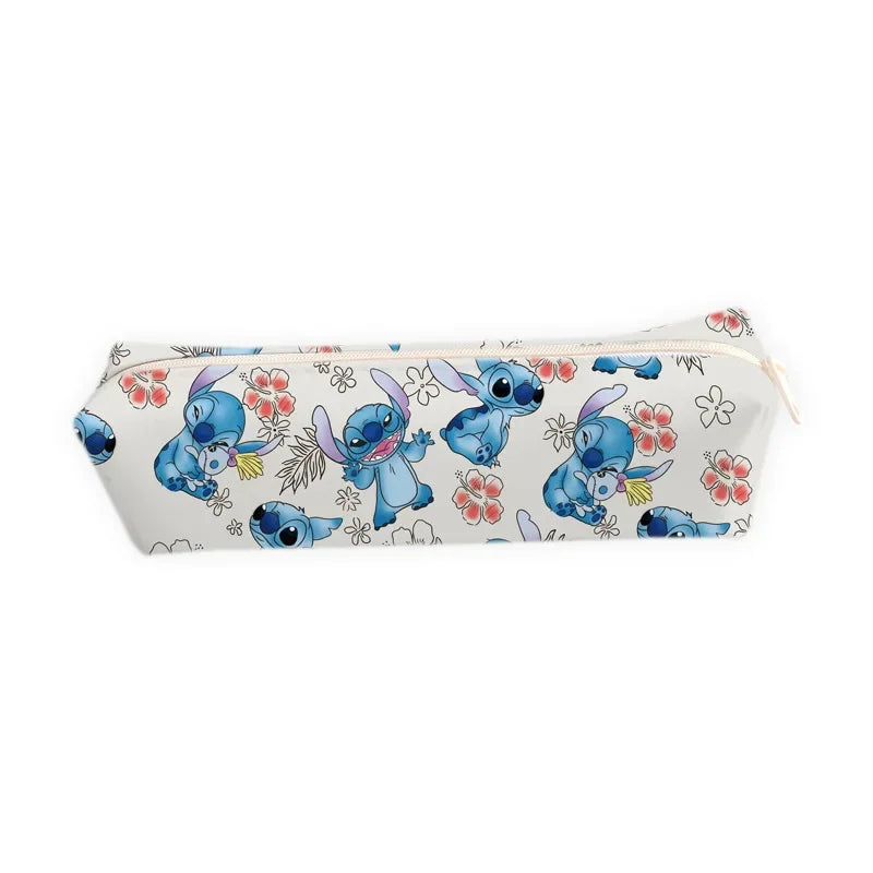 Lilo Stitch Pencil Case Disney Stitch Print Pen Bag Cartoon Students Storage Bag Stationery kid Toy Christmars Gift for Children