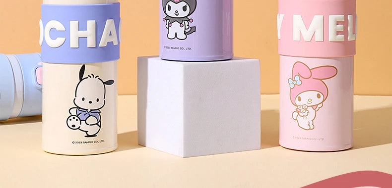 Sanrio Thermos Mug Kuromi My Melody Cartoon 316 Stainless Steel Portable Water Cup Travel Water Bottle Kawaii Cups Kids Gift