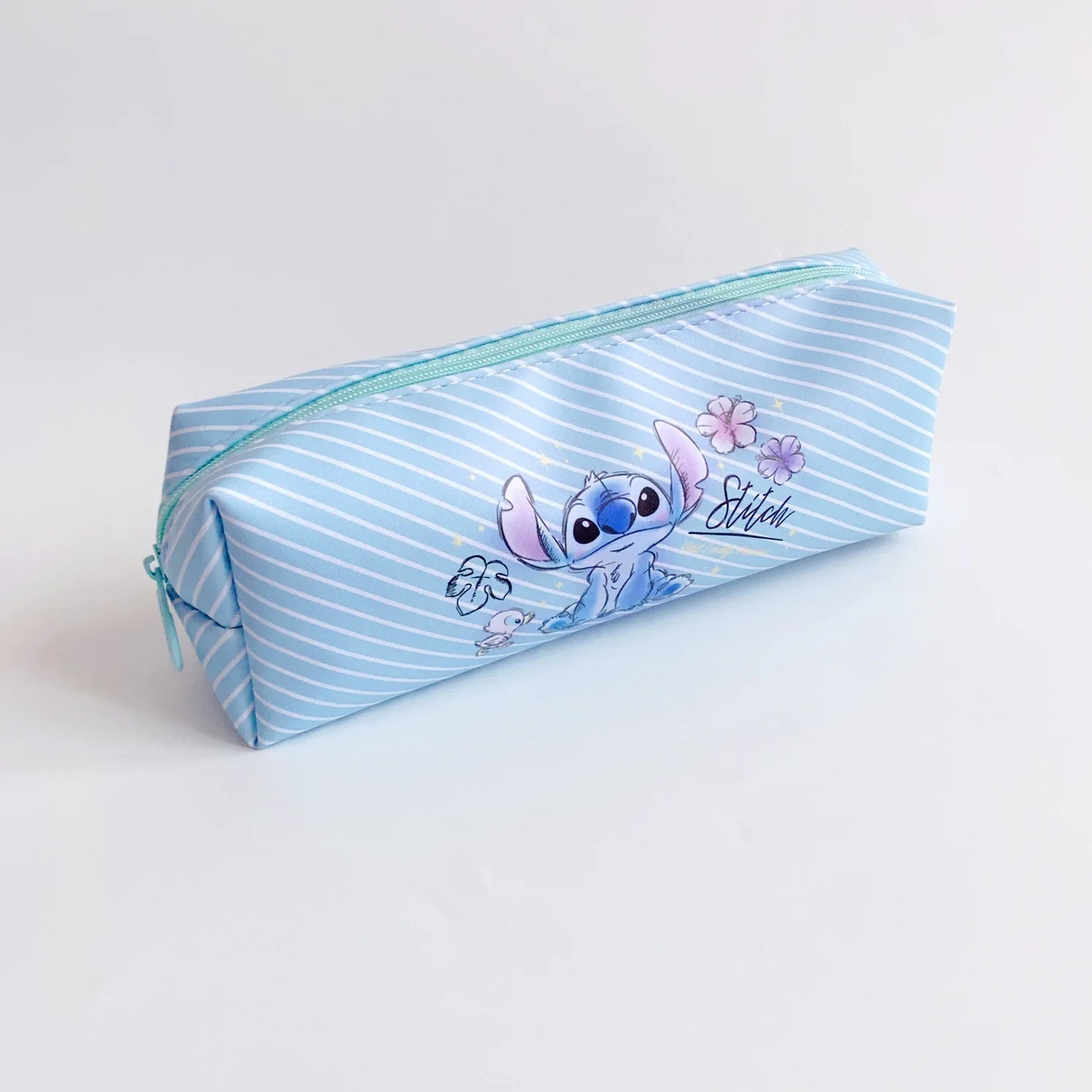 Lilo Stitch Pencil Case Disney Stitch Print Pen Bag Cartoon Students Storage Bag Stationery kid Toy Christmars Gift for Children