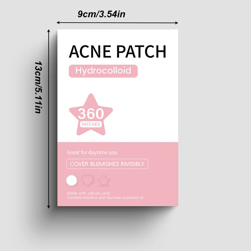 360Pcs Repair Acne Patch Facial Skin Care Fade Blemishes Pimple Marks Closed Acne Blemishes Cover Acne Pimple Repair Patch