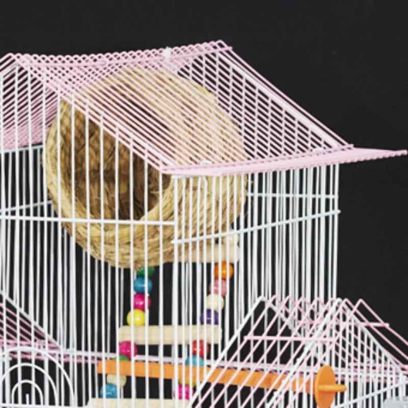 Stand Feeder Bird Cages Accessories Backpack Garden House Bird Cages Decoration Portable Gabbia Pappagallo Bird Supplies RR50BN