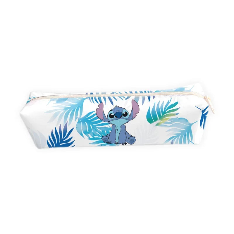 Lilo Stitch Pencil Case Disney Stitch Print Pen Bag Cartoon Students Storage Bag Stationery kid Toy Christmars Gift for Children