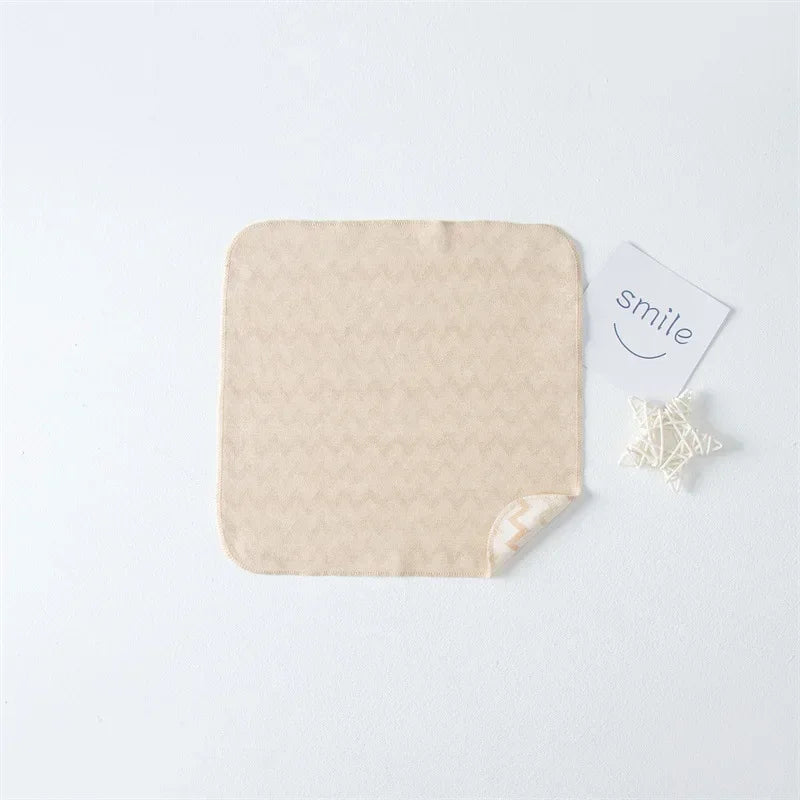 18 * 18cm Colored Cotton Towel, Newborn Saliva Towel Baby Products Baby Pure Cotton Small Towel All Cotton Face Wash Towel