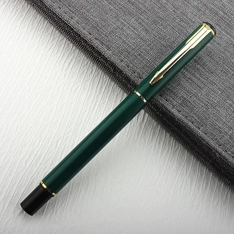 High Quality Classical Metal Green Rollerball Pen Office Stationery Fashion Lady Writing Gifts