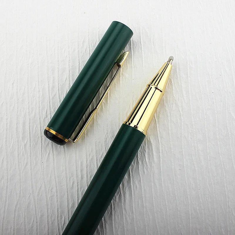 High Quality Classical Metal Green Rollerball Pen Office Stationery Fashion Lady Writing Gifts