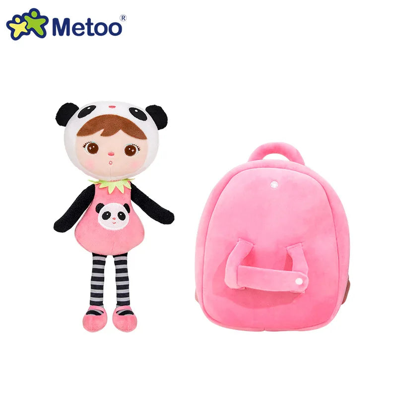 Plush Backpack Metoo Doll Kids Toys Stuffed Rabbit Plush Toys For Girls Newborn Baby School Shoulder Bag In Kindergarten