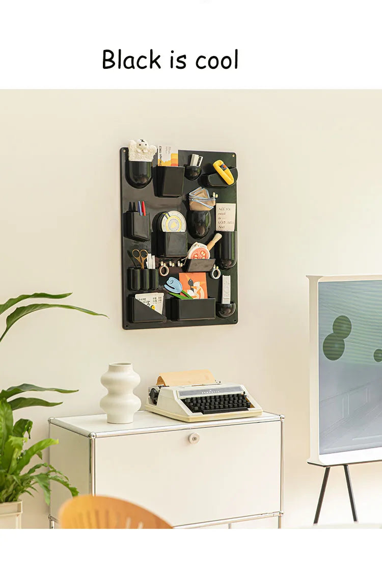 Storage Rack for Wall Holder Offices Kitchens Organizer Workshops Bathrooms Children's Rooms Different  Shapes Size Hooks Clips