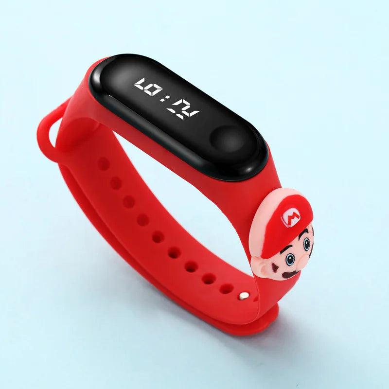 Waterproof Sports Watch for Kids Cartoon Dinosaur Unicorn Toys Children Led Digital Electronic Watch for Boys Girls Bracelet