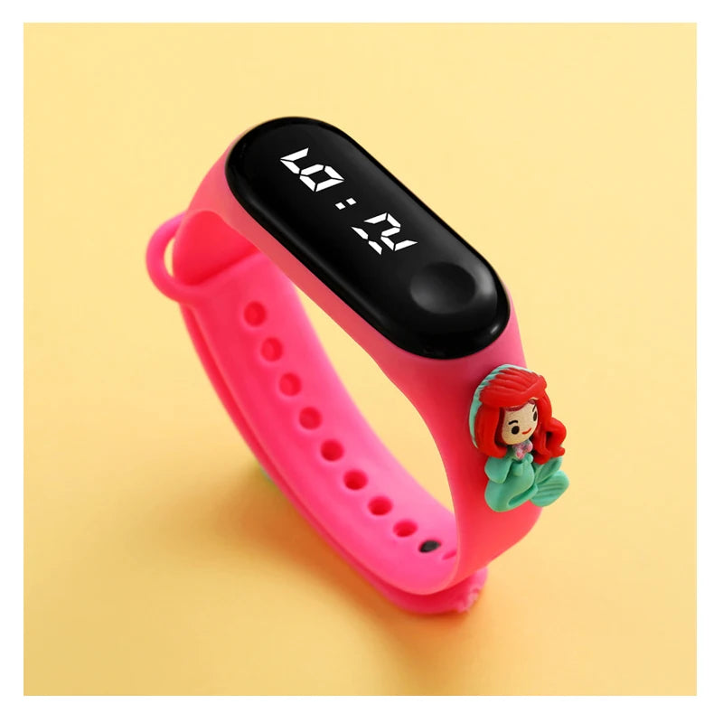 Waterproof Sports Watch for Kids Cartoon Dinosaur Unicorn Toys Children Led Digital Electronic Watch for Boys Girls Bracelet
