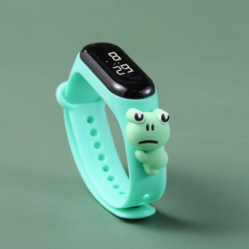 Waterproof Sports Watch for Kids Cartoon Dinosaur Unicorn Toys Children Led Digital Electronic Watch for Boys Girls Bracelet