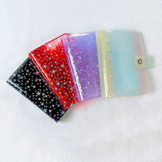 A7 Notebook 6-hole PVC Notebook Cover Loose-leaf Account Book Case Replacement Shell Journal Binder Mini Notebook Planner