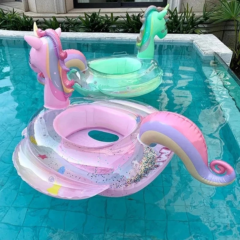 Inflatable Swim Ring Pool Floats for 5-9 Years Old Kid Water Amusement Baby Swim Tube Water Play Supplies Float Seat Baby Floats