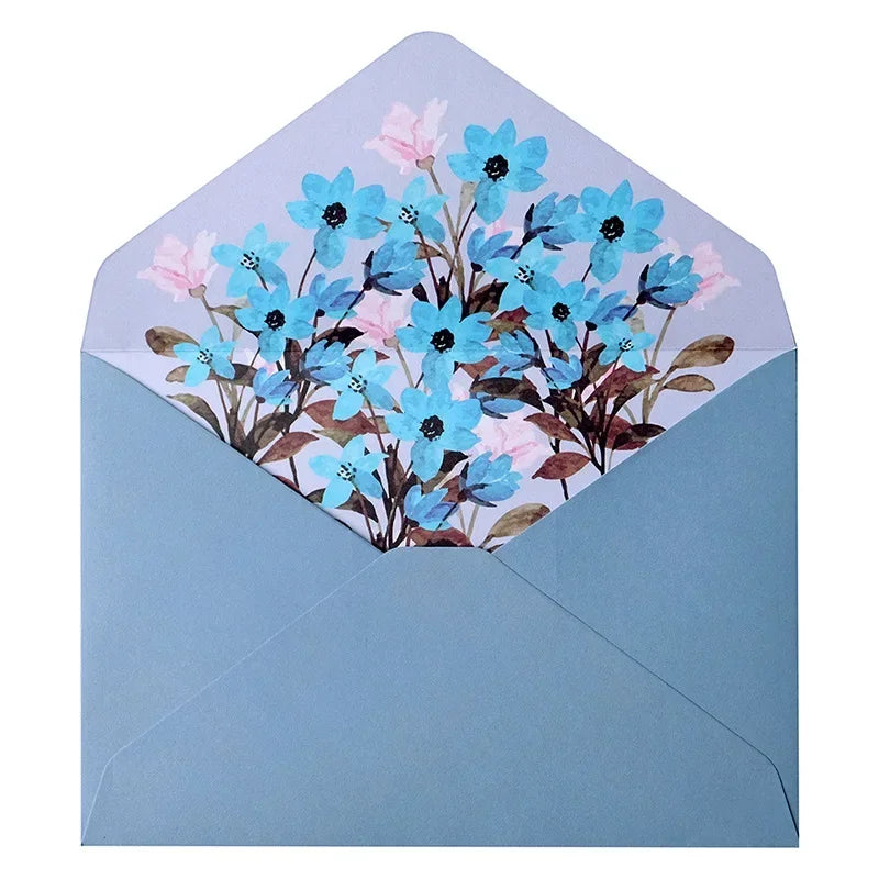 Kawaii Envelopes Letter Paper Set Flower Envelope Wedding Greeting Card Invitation Cards Cover Korean Stationery Office Supplies