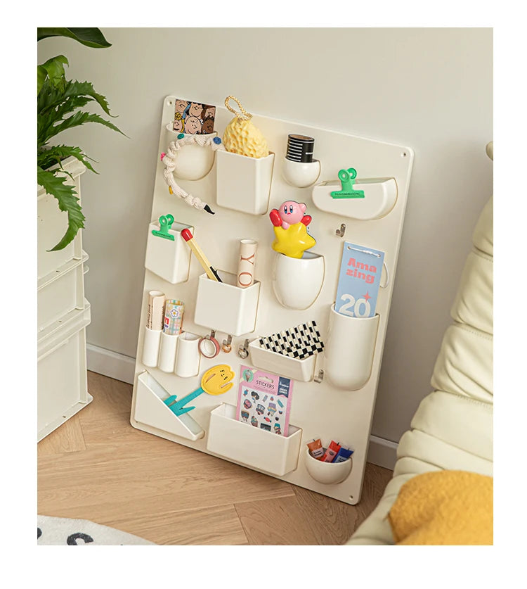Storage Rack for Wall Holder Offices Kitchens Organizer Workshops Bathrooms Children's Rooms Different  Shapes Size Hooks Clips