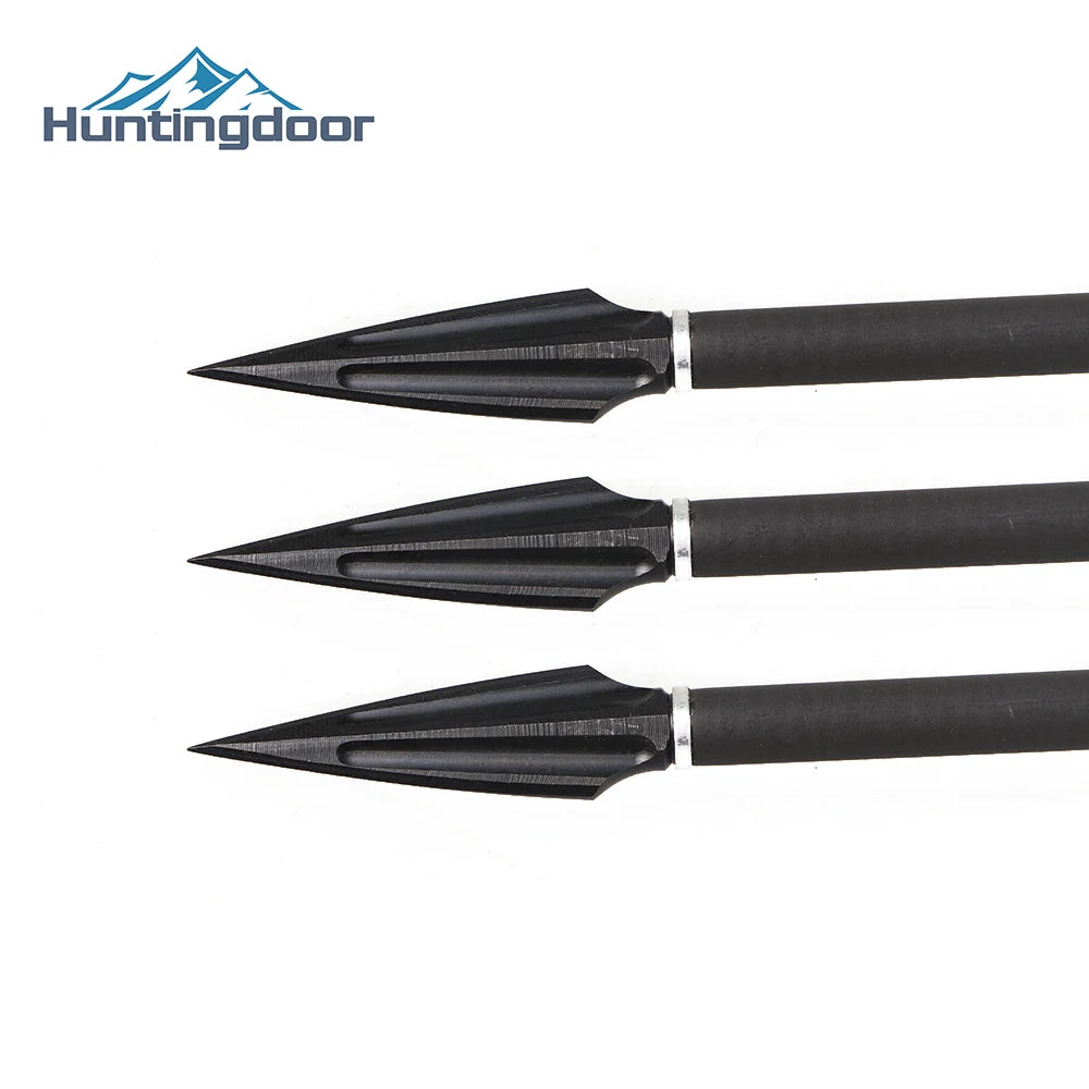 6pcs High Carbon Steel Arrow Head Broadhead Tips Arrow Point Archery Arrowheads for Compound Bow Short Arrow Recurve Bow Hunting