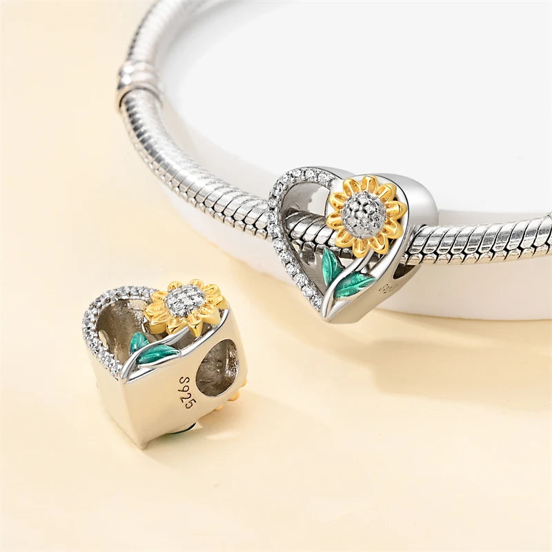 925 Sterling Silver Exquisite Luminous Firefly Bulb Star Chameleon Charms Pendants Fit Pandach 925 Original Bracelet DIY Jewelry
