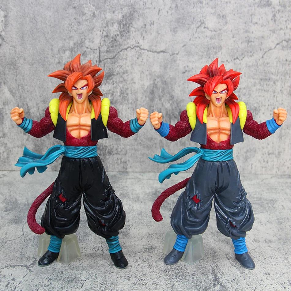 Dragon Ball GT Super Saiyan 4 Anime Figure Goku Vegeta Gogeta SSJ4 Figurine PVC Statue Action Figures Model Collection Toy Gifts