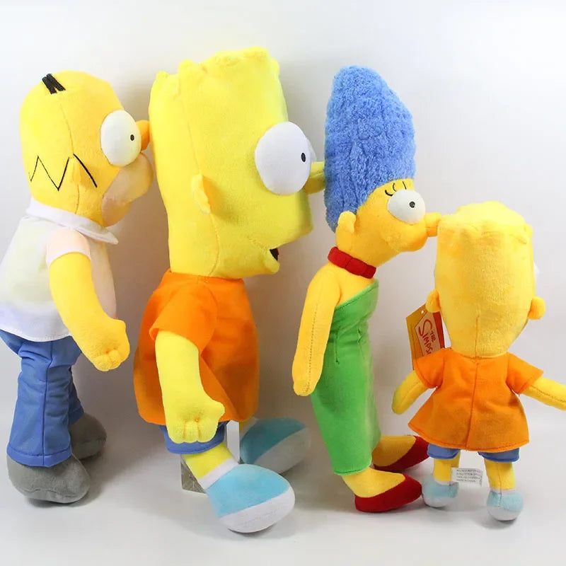 New Simpsons Plush Doll Assen Family Toys Animation Peripheral Dolls Gift Children Comfort Toy Birthday Gift Christmas Gifts