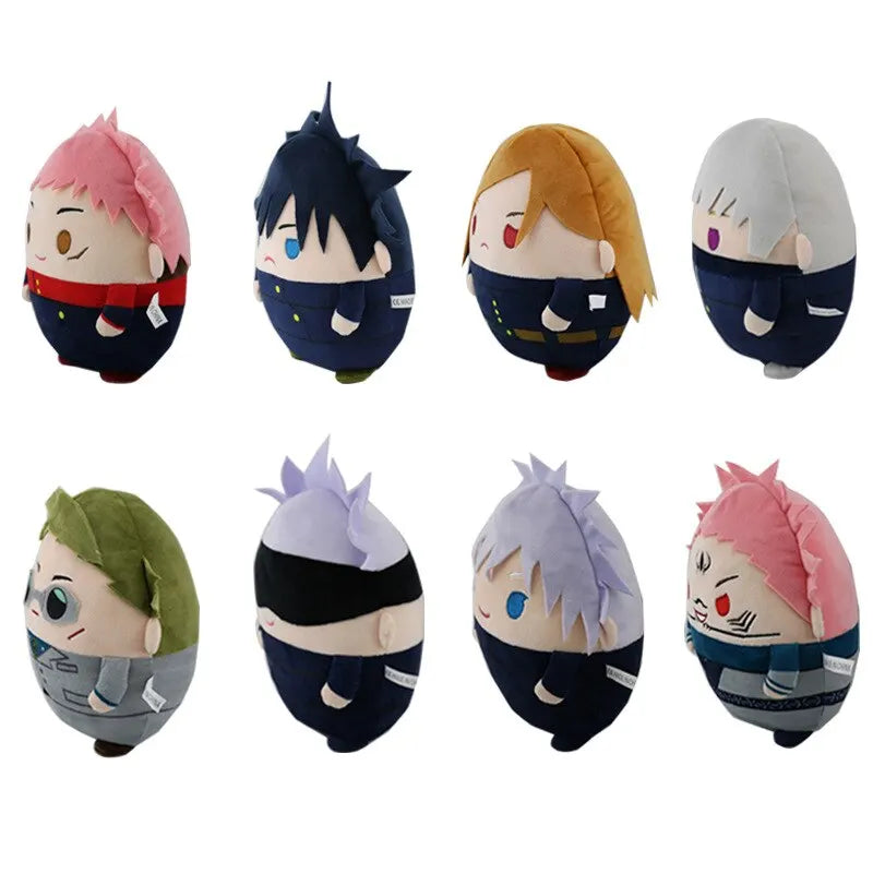 Jujutsu Kaisen Plush Toy Keychain Anime Figure Gojo Sukuna Kawaii Soft Stuffed Doll Pendant Pillow Room Decoration Gift for Kid