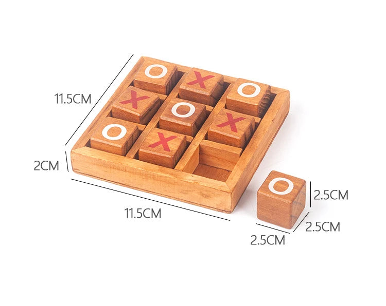 OX Chess 3D Puzzles Parent-Child Interaction Leisure Board Game Funny Developing Intelligent Educational Toys Game Kids Gift