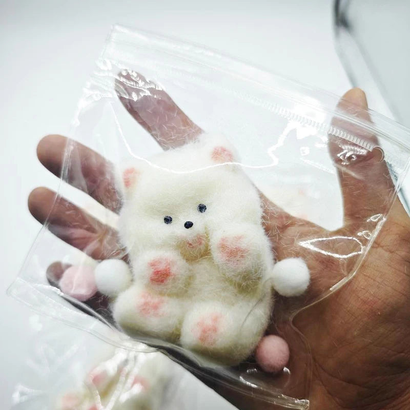 Kawaii Plush Bunny Fidget Toys Stress Relief Squeeze Irritability Fingertip Toys Adult Kids Toys Gifts