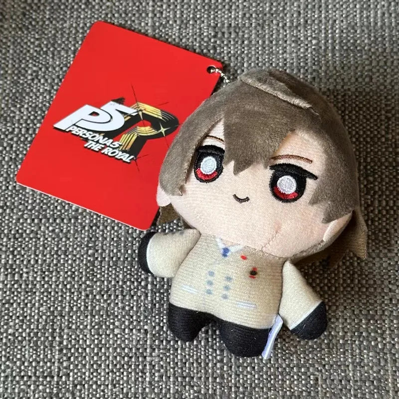 10cm New Persona Plush 25th Anniversary Aegis Joker Amamiya Ren Gorou Akechi Cosplay Anime Plushie Pendant Christmas Gifts