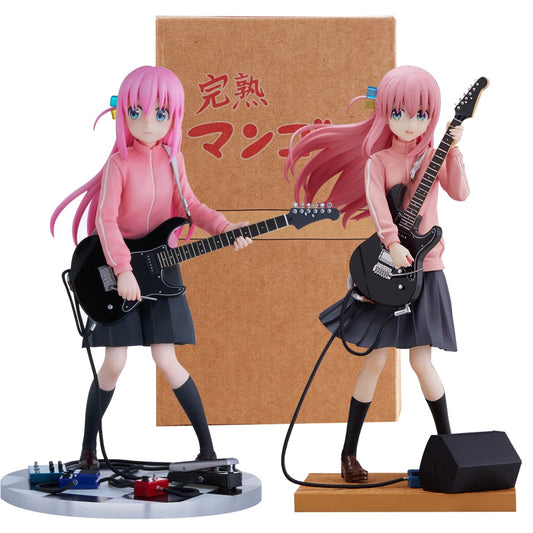 15CM Anime Bocchi the Rock! Gotou Hitori Figure Guitar Performance Scene Model Toy Gift Collection Ornament Action Figure PVC