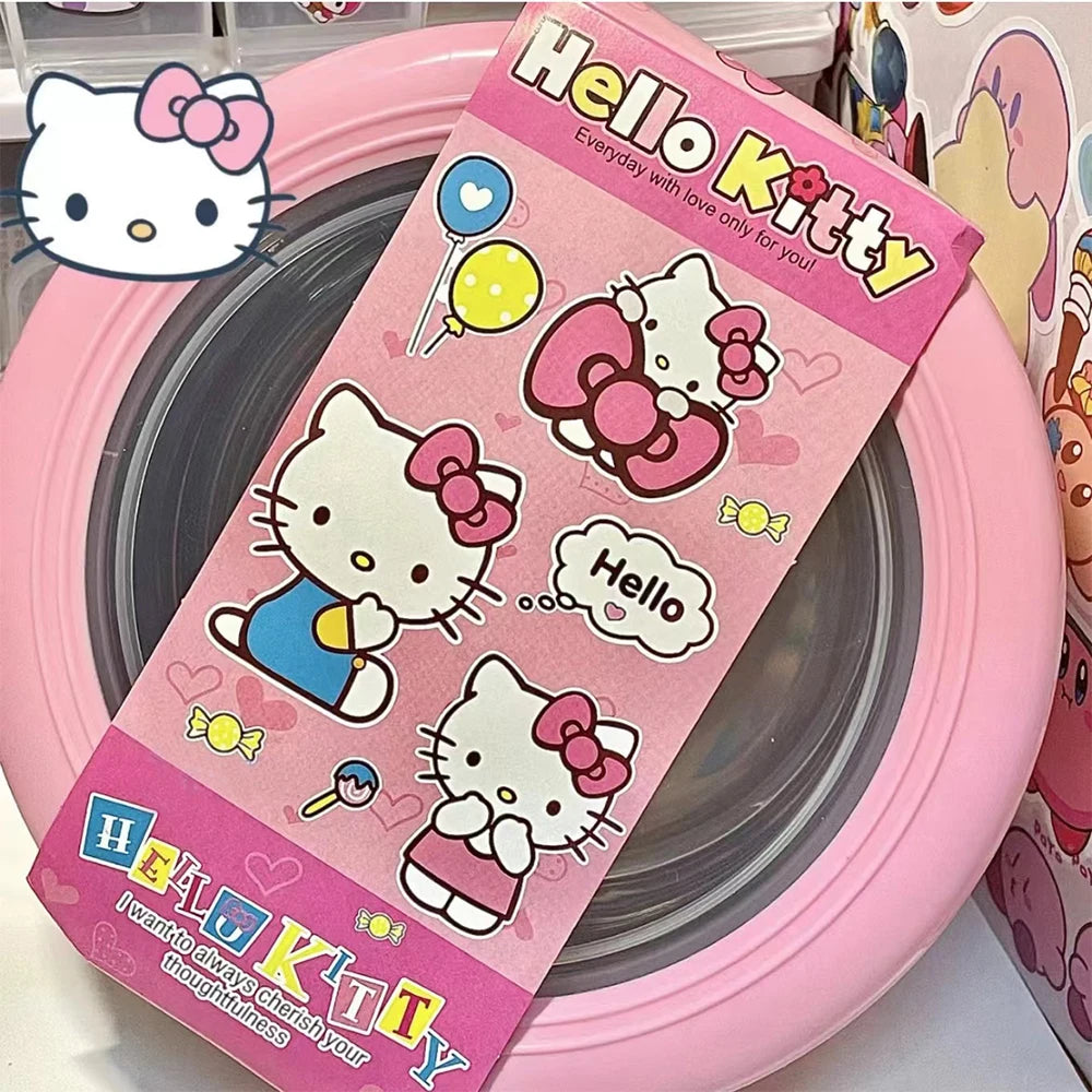 Sanrio Hello Kitty Stainless Steel Ramen Bowl With Lid Cute Large Instant Noodles Fruit Salad Rice Soup Bowl Kitchen Tableware