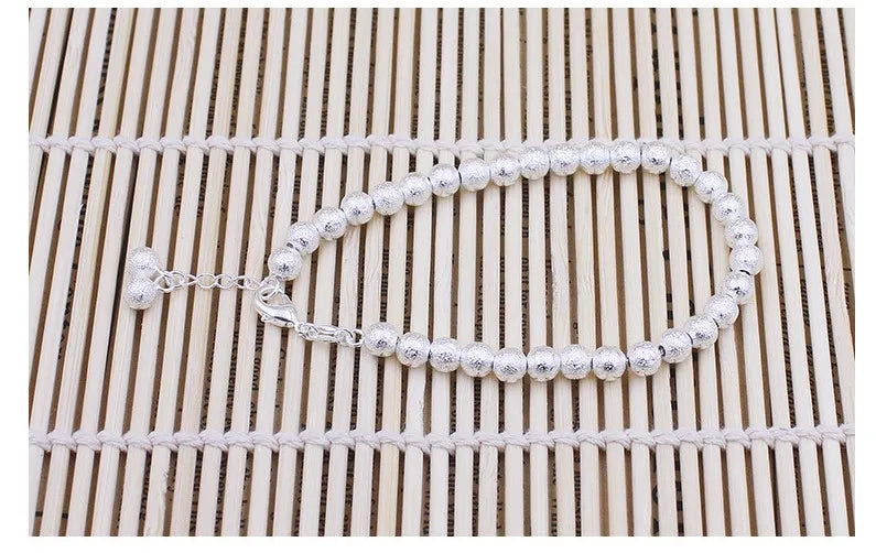 New High quality 925 Sterling Silver 5MM Women Men chain Male Twisted Rope Bracelets Fashion Silver Jewelry