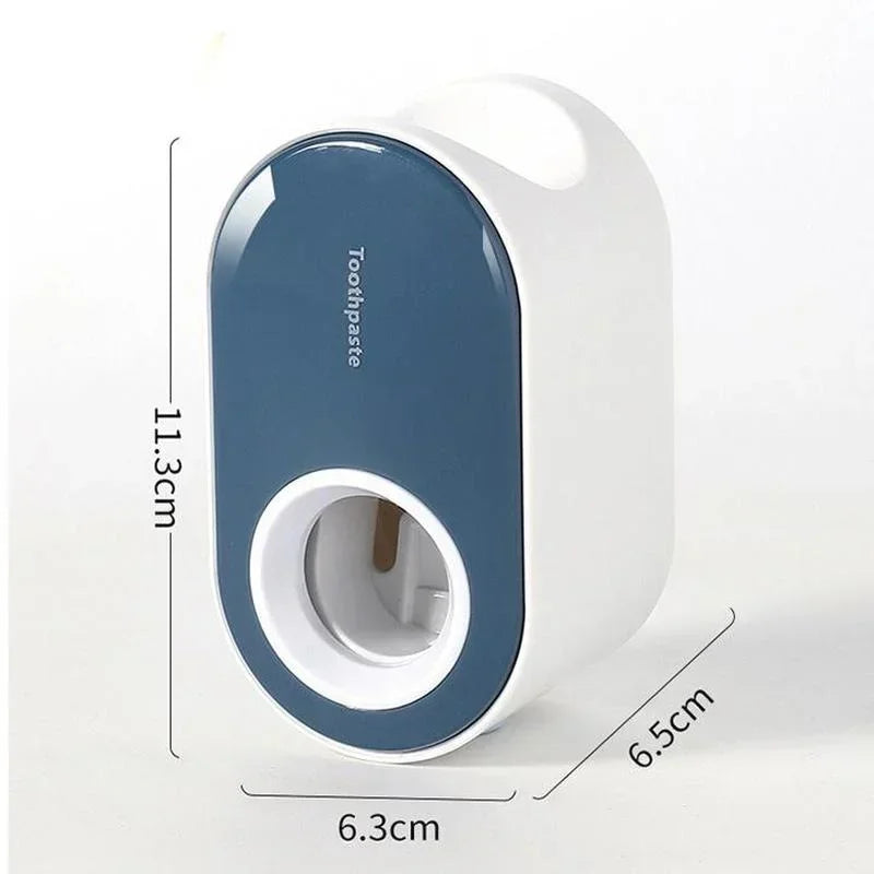 Toothpaste Squeezer Automatic Toothpaste Dispenser Holder No-Punching Dust-proof Wall Mount Bathroom Accessories Dispensador