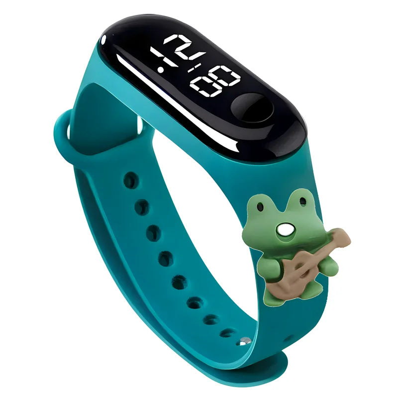 Waterproof Sports Watch for Kids Cartoon Dinosaur Unicorn Toys Children Led Digital Electronic Watch for Boys Girls Bracelet