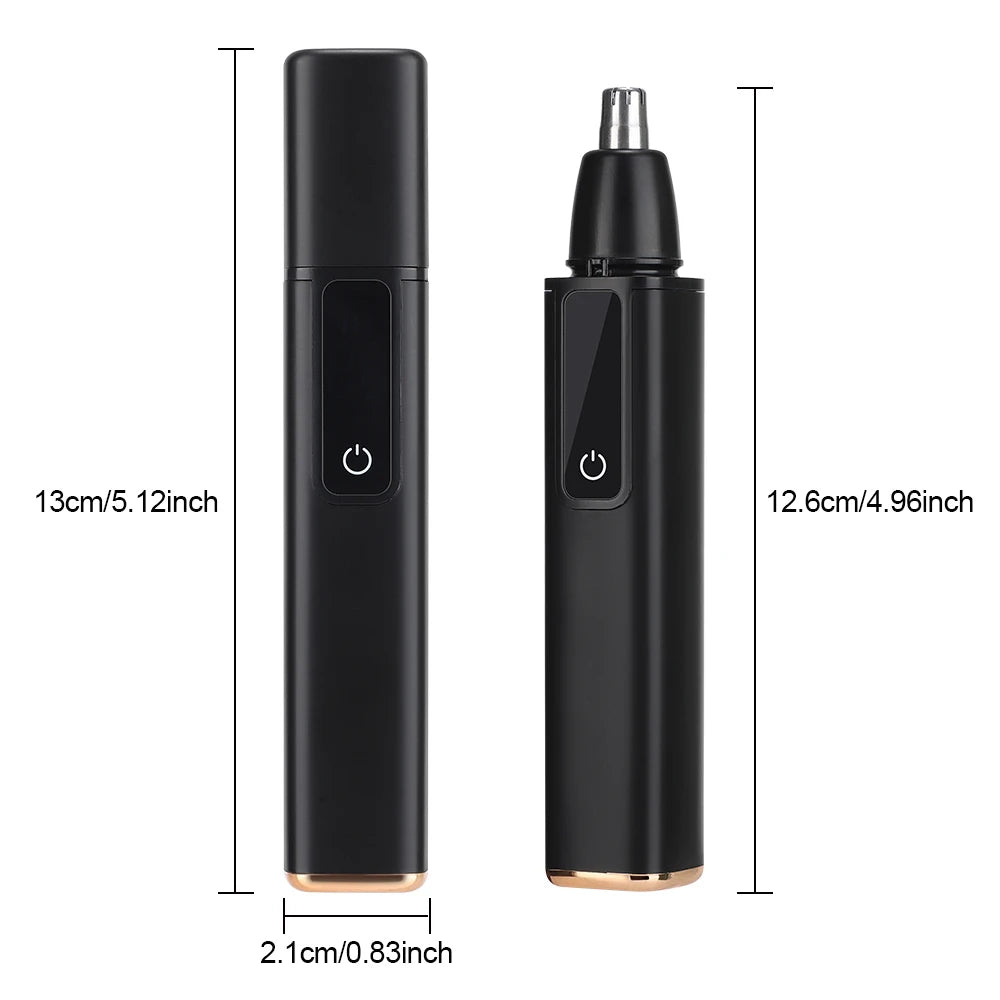 Electric Nose Hair Trimmer with Digital Display Hair Remover Nose Hair  Shaver Scissors Face Care Kit Tools with USB Charging