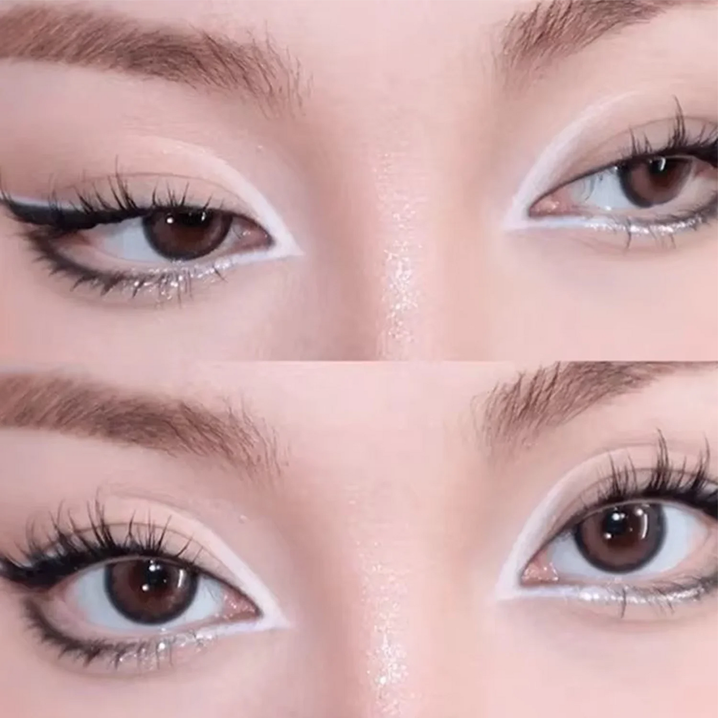 Monochrome Matte High-gloss Eyeshadow Powder Delicate and Long-lasting Color Development Natural Brightening and Grooming Makeup