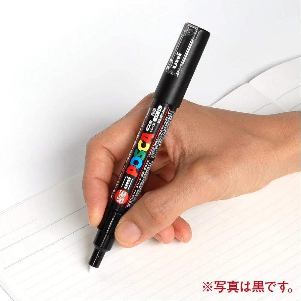 1pcs Uni Posca Marker Pen PC-1M fineliner 0.7mm rotulador permanente acrylic marker paint pen Water-Based Pigment Ink 21 Colores