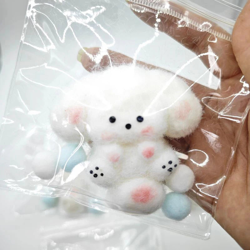 Kawaii Plush Bunny Fidget Toys Stress Relief Squeeze Irritability Fingertip Toys Adult Kids Toys Gifts