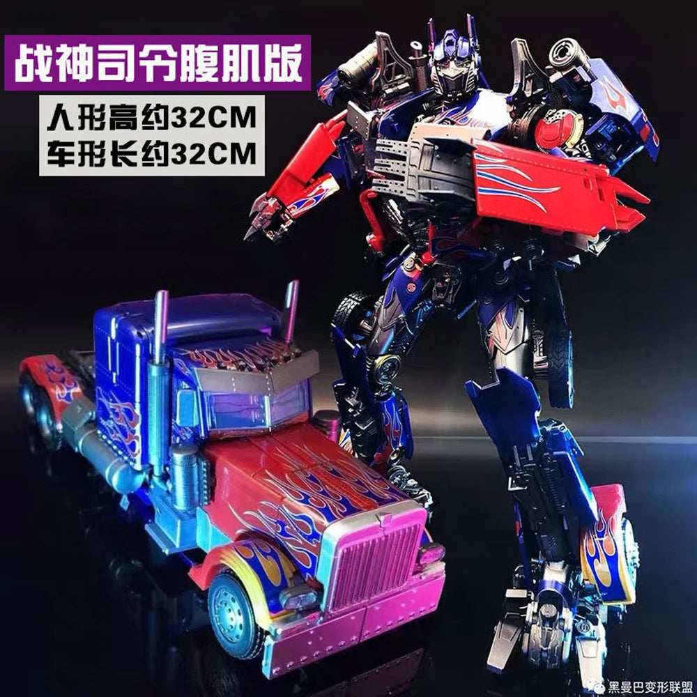 Transformation Toys Optimus Primal BMB LS03 LS03F LS03L AOYI Black Apple OP Commander Action Figurine Robot Model Alloy Gifts